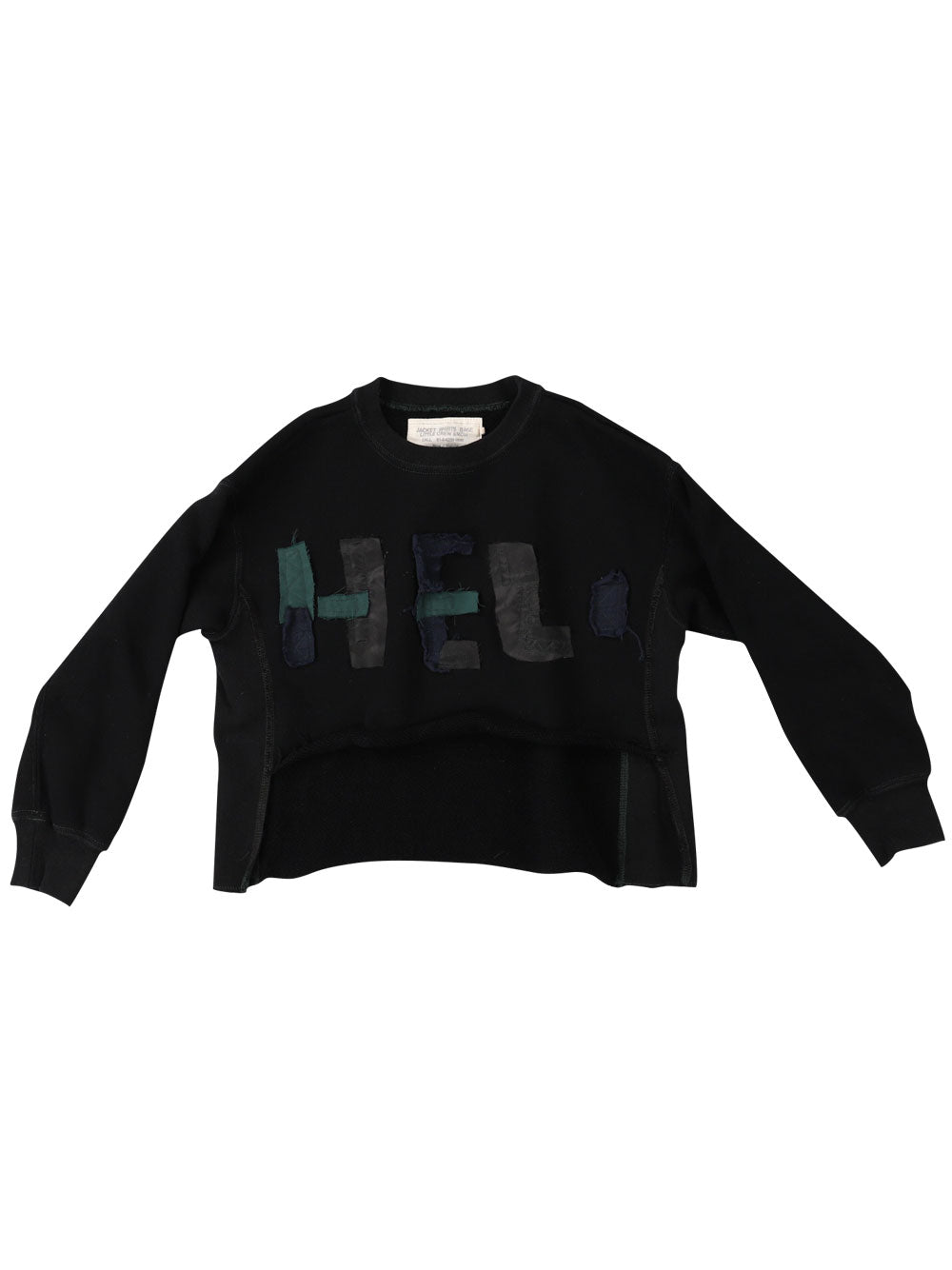 Black HELLO Sweatshirt