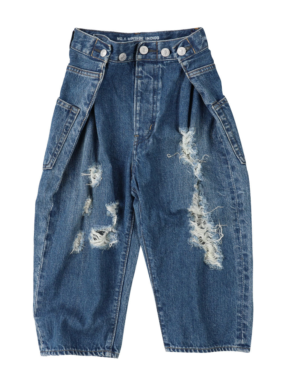 Ripped Blue Denim Jeans
