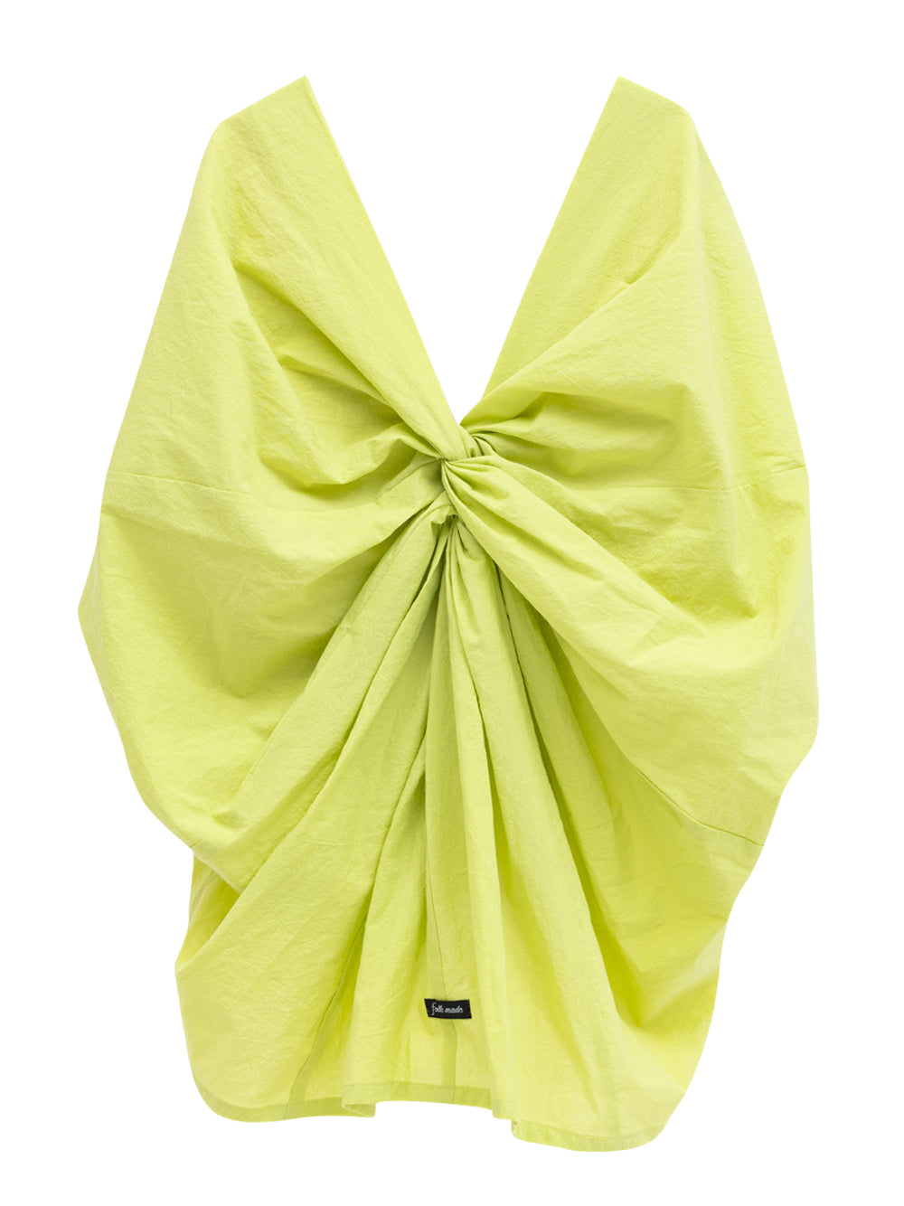 Lime Yellow Twisted Top