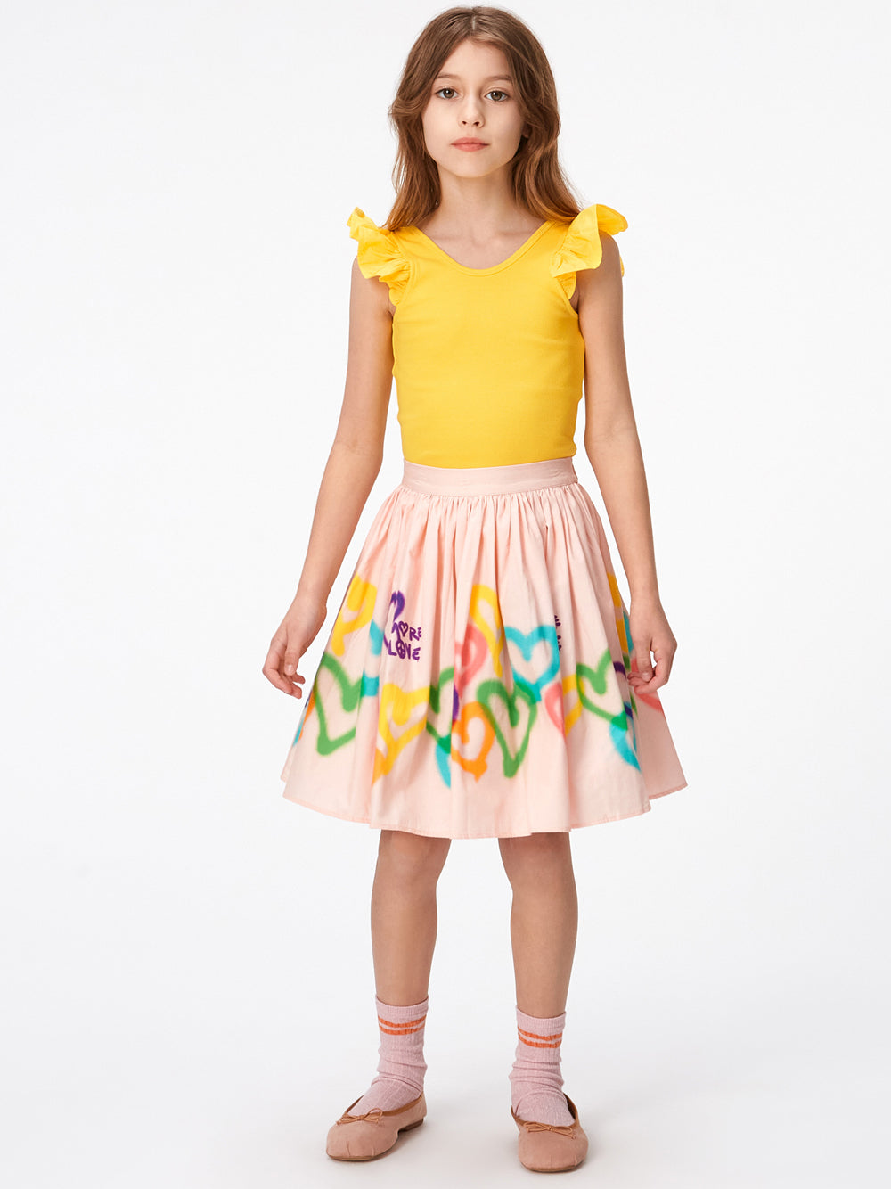 Bonnie Colorful Hearts Skirt