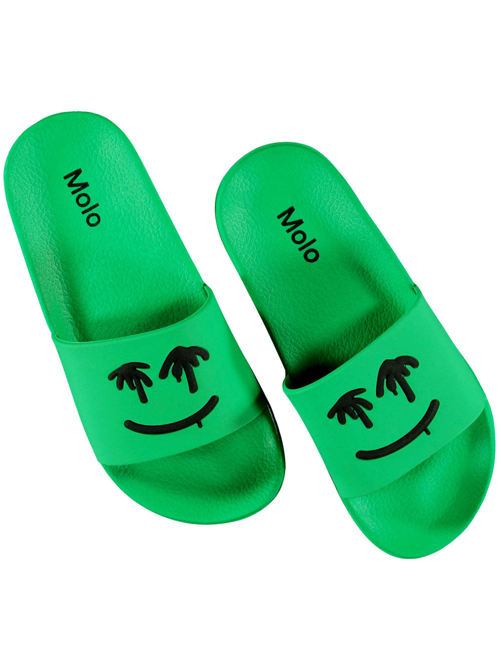 Zhappy Bright Green Flip Flops