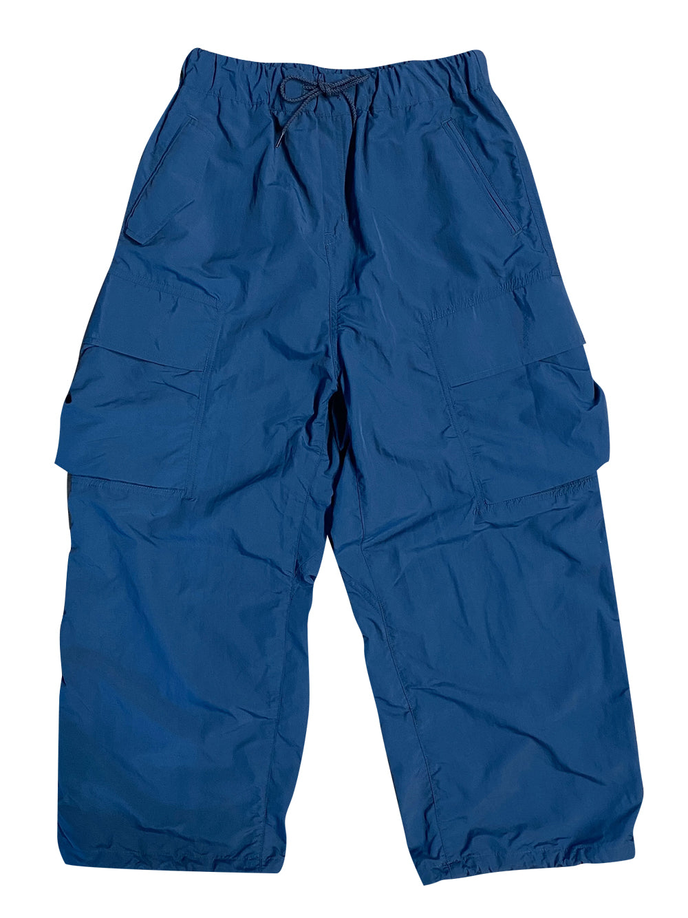 Blue Wide Cargo Pants