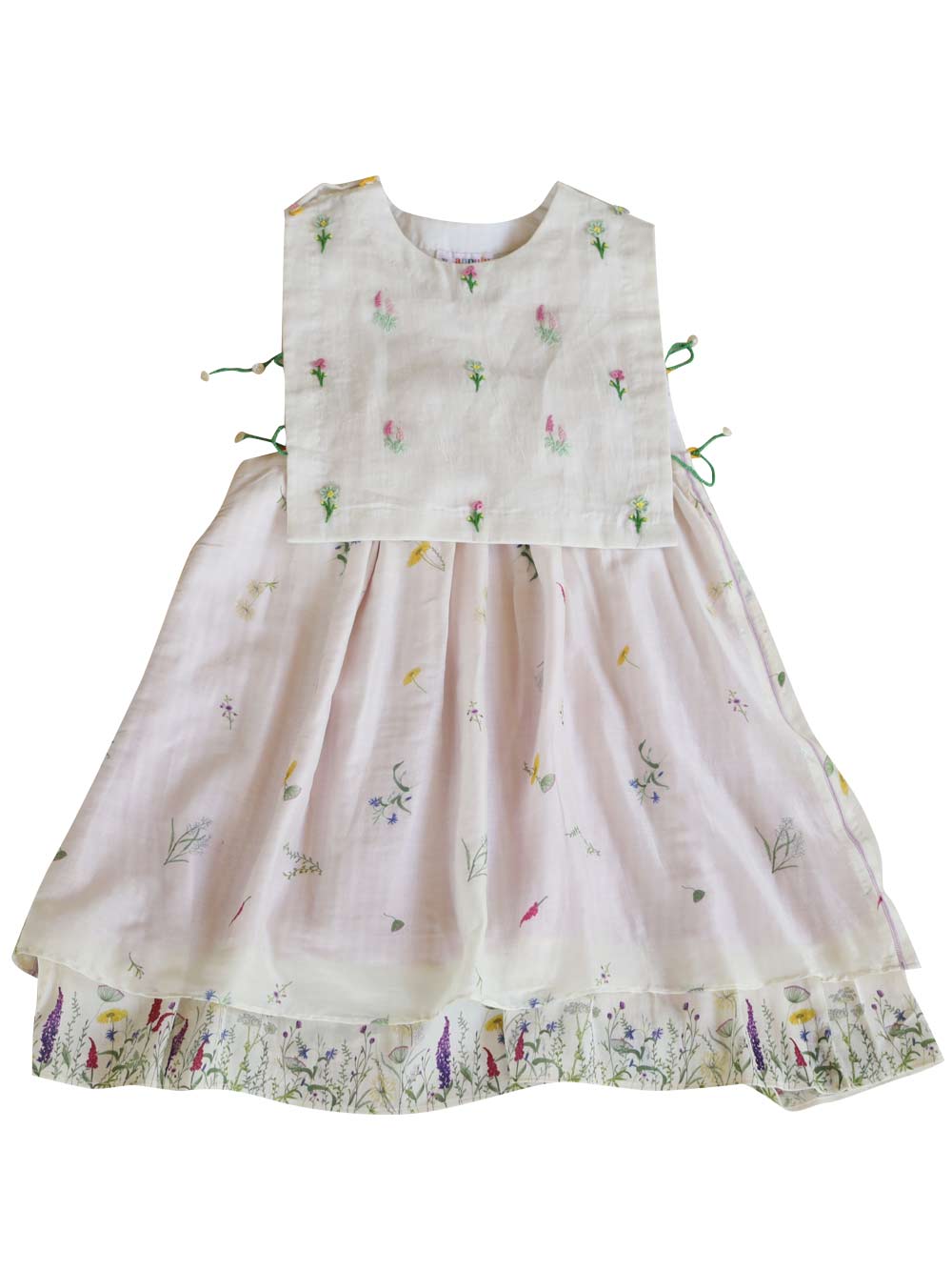 Lily Of The Valley Mauve Dress with Bib