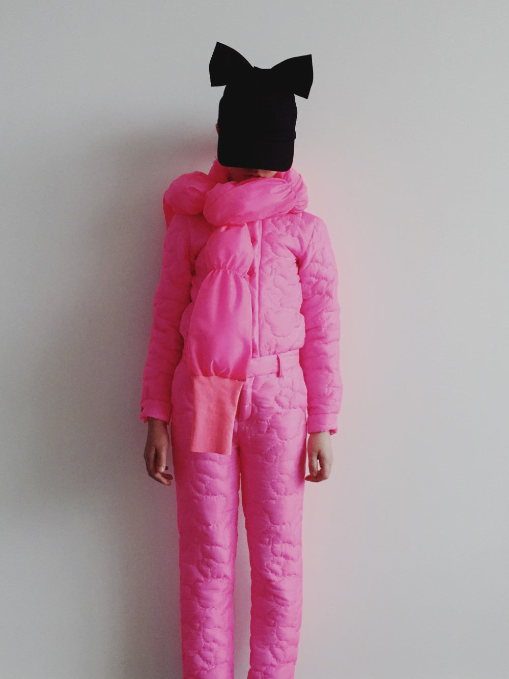 Neon Pink Teddy Trousers