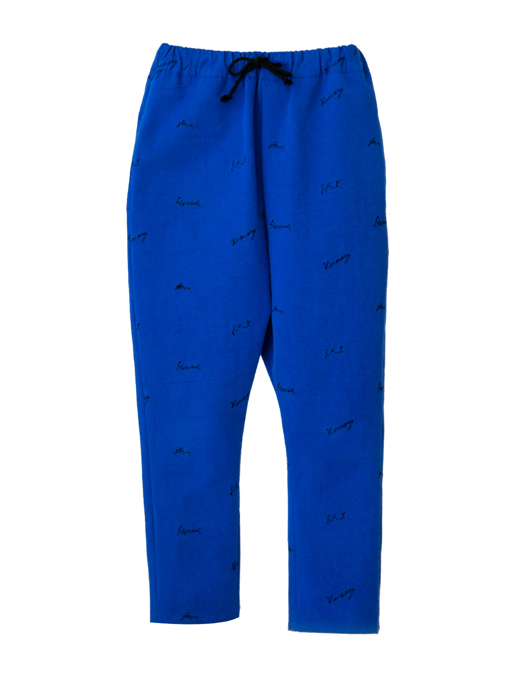Blue Embroidery Jodhpurs Pants
