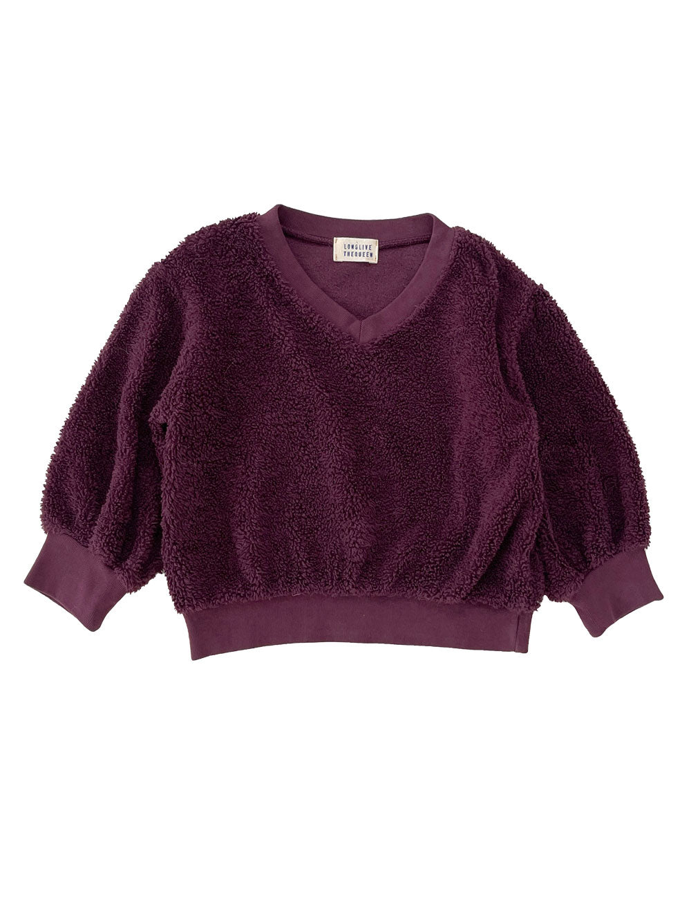 Teddy V-Neck Sweater