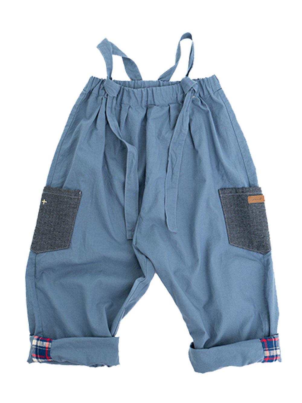 2-Way Blue Overalls Pants