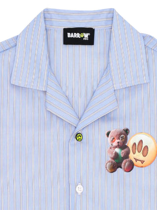 Teddy Motif Popeline Shirt