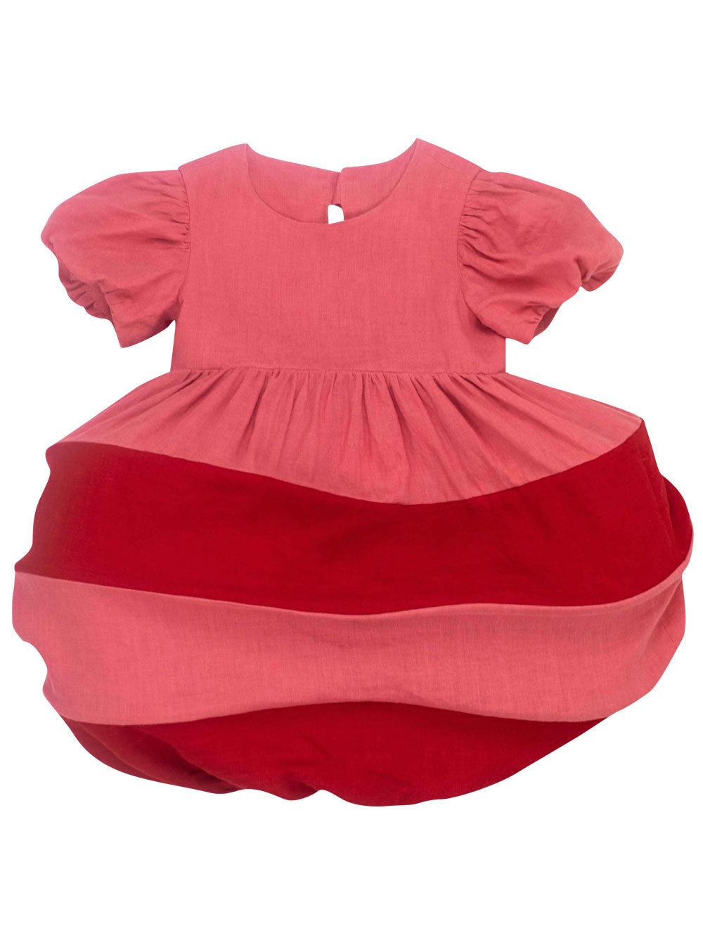 Molo tiered organic cotton dress - Pink