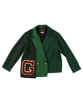 G Print Green Blazer