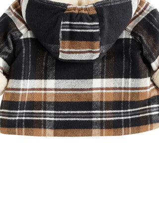 Black-Brown Checked Jacket