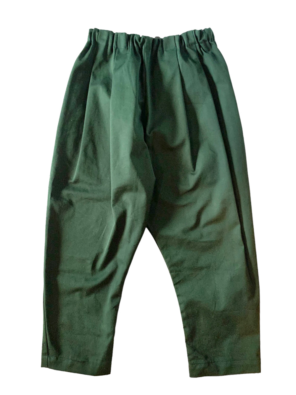 Green Tuck Pants