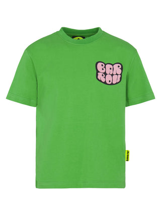 Green Logo Print T-Shirt