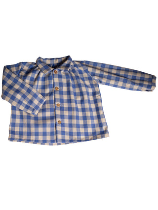 Blue Checked Dalí Shirt