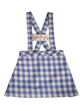 Blue Checked Skirt