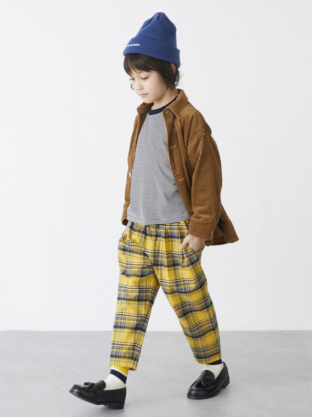 Yellow x Black Checked Trousers