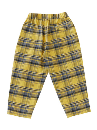 Yellow x Black Checked Trousers