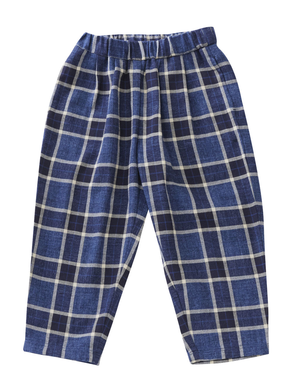 Blue x White Checked Trousers