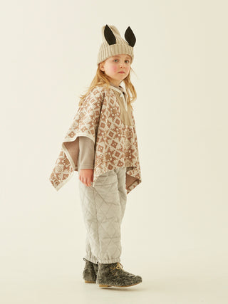 Eight Star Beige Poncho