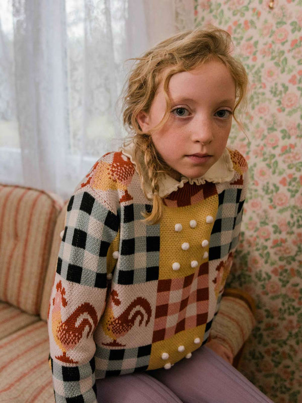 Chicken Sweater - Shan and Toad - Luxury Kidswear Shop