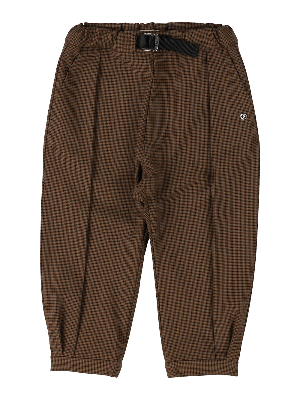 PREORDER: Brown Pleated Tapered Trousers