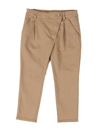 Beige Stretch Twill Hosomi Pants