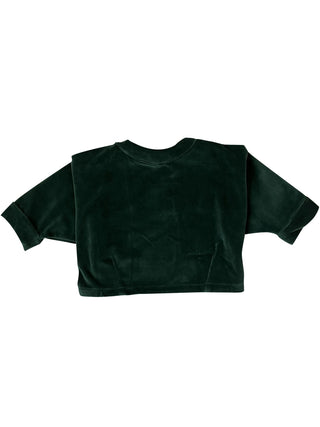 Matteo Velvet Verde Top