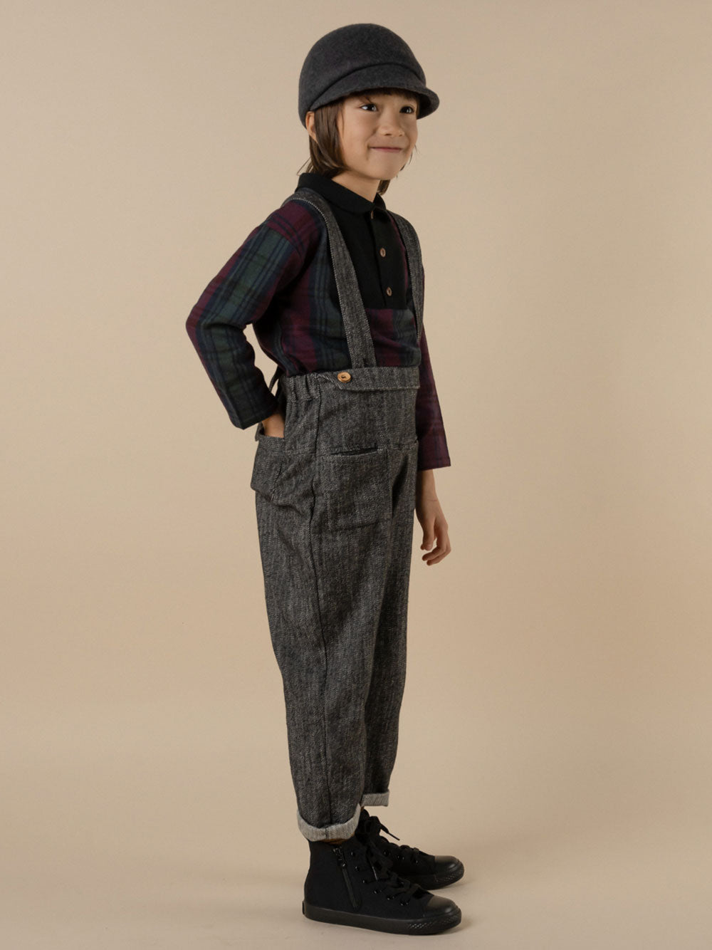 HELLO LUPO】Trousers - BlackD 2-3y