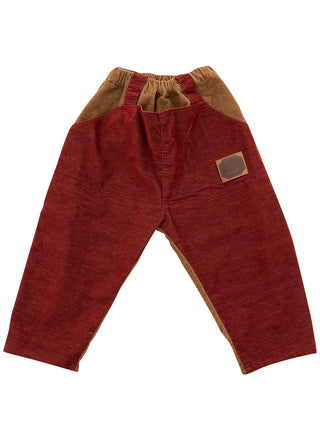 Overalls Maroon Pants