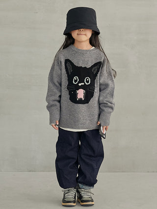 Indigo WIde Tapered Jeans