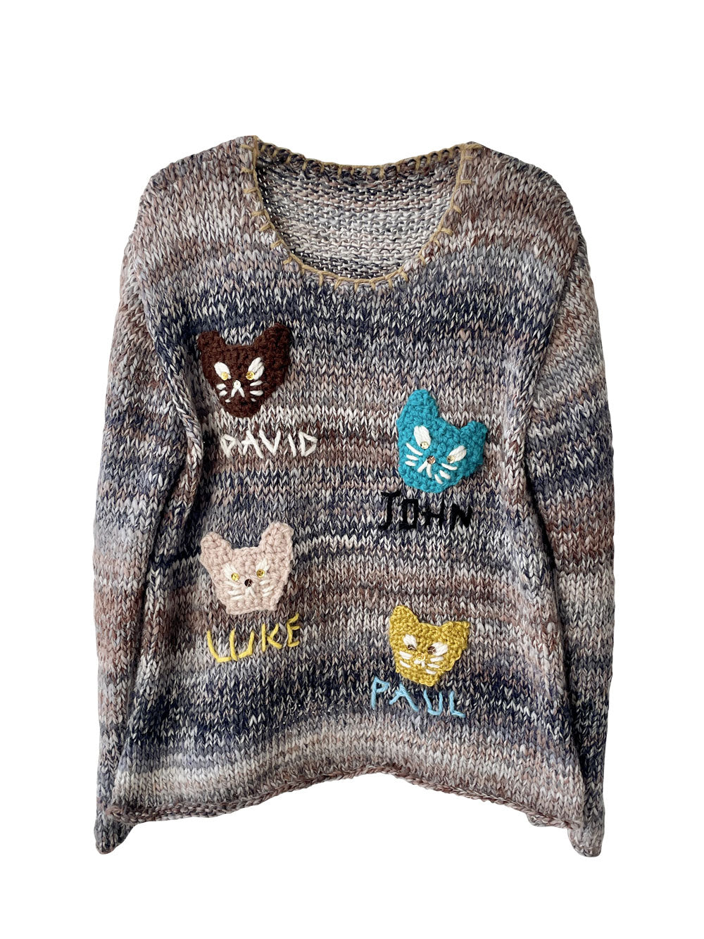 Cat Melange Sweater