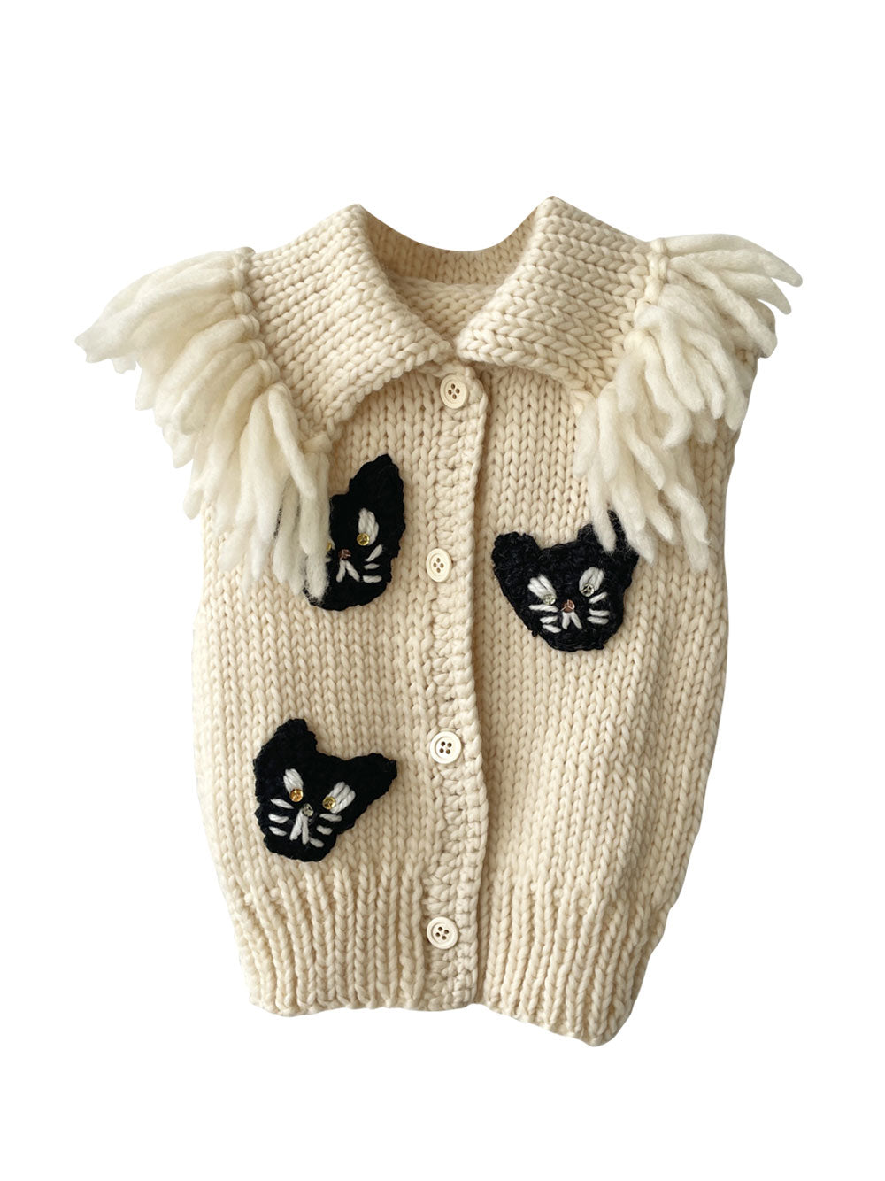 Knitted Cat Vest
