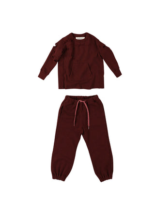 Wine Fleece Sweatpants