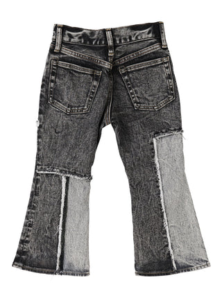 Ripped Flaired Denim Pants