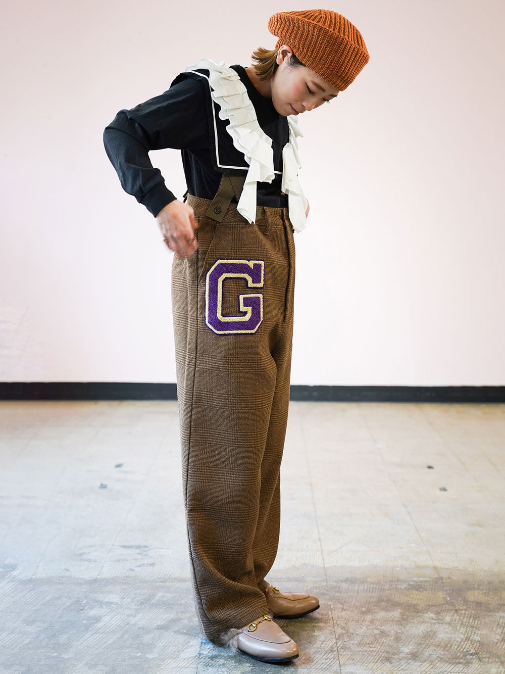 PREORDER: G Brown Suspender Pants