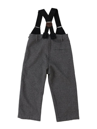 G Grey Suspender Pants