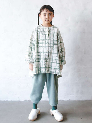 Dusky Green Knit Call Sarouel Pants