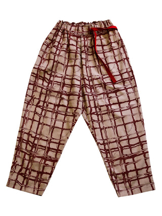 Mocha Check Pants