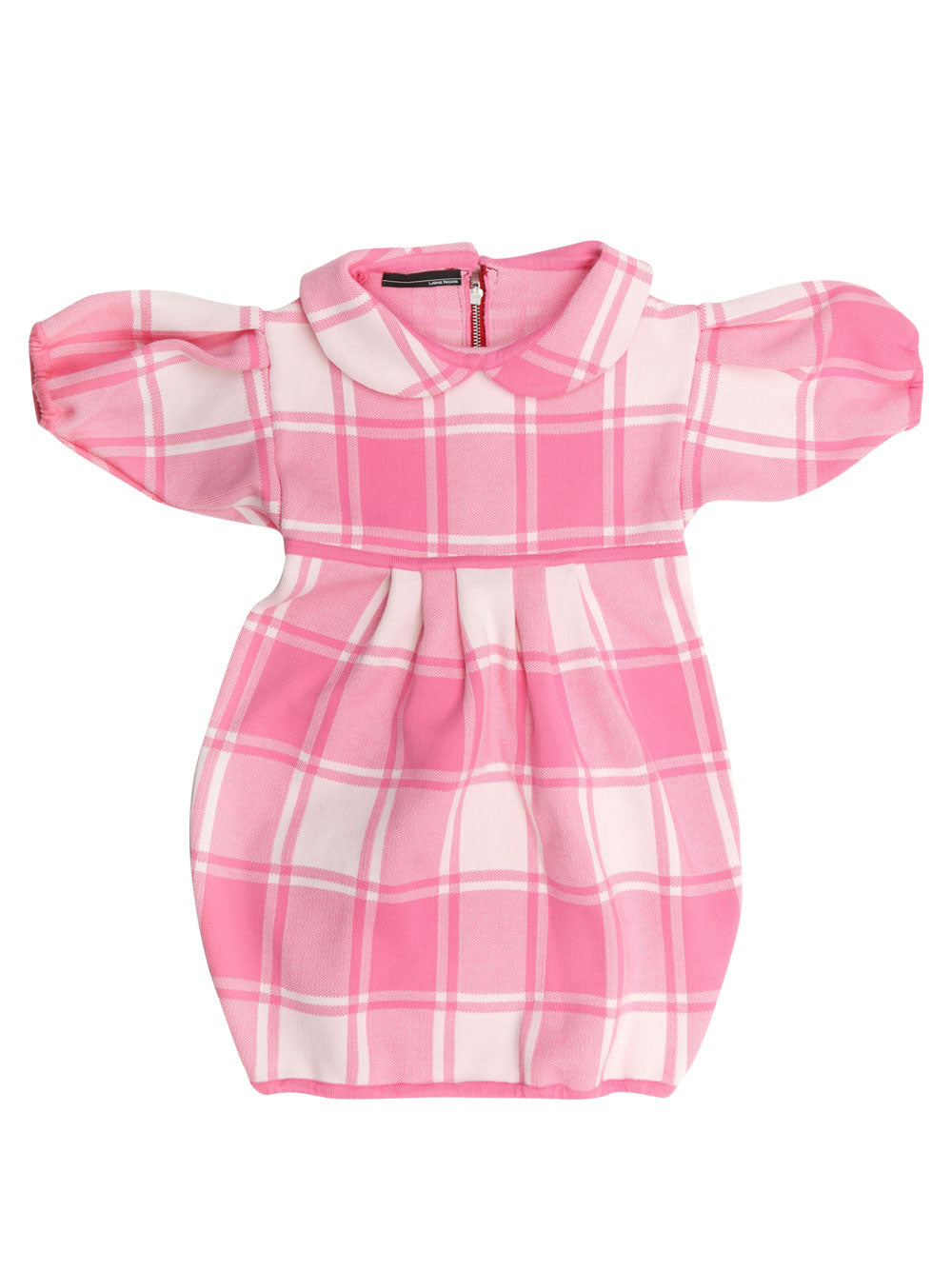 Tartan Shock Pink Dool Dress