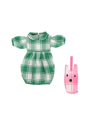 Tartan Shock Green Dool Dress