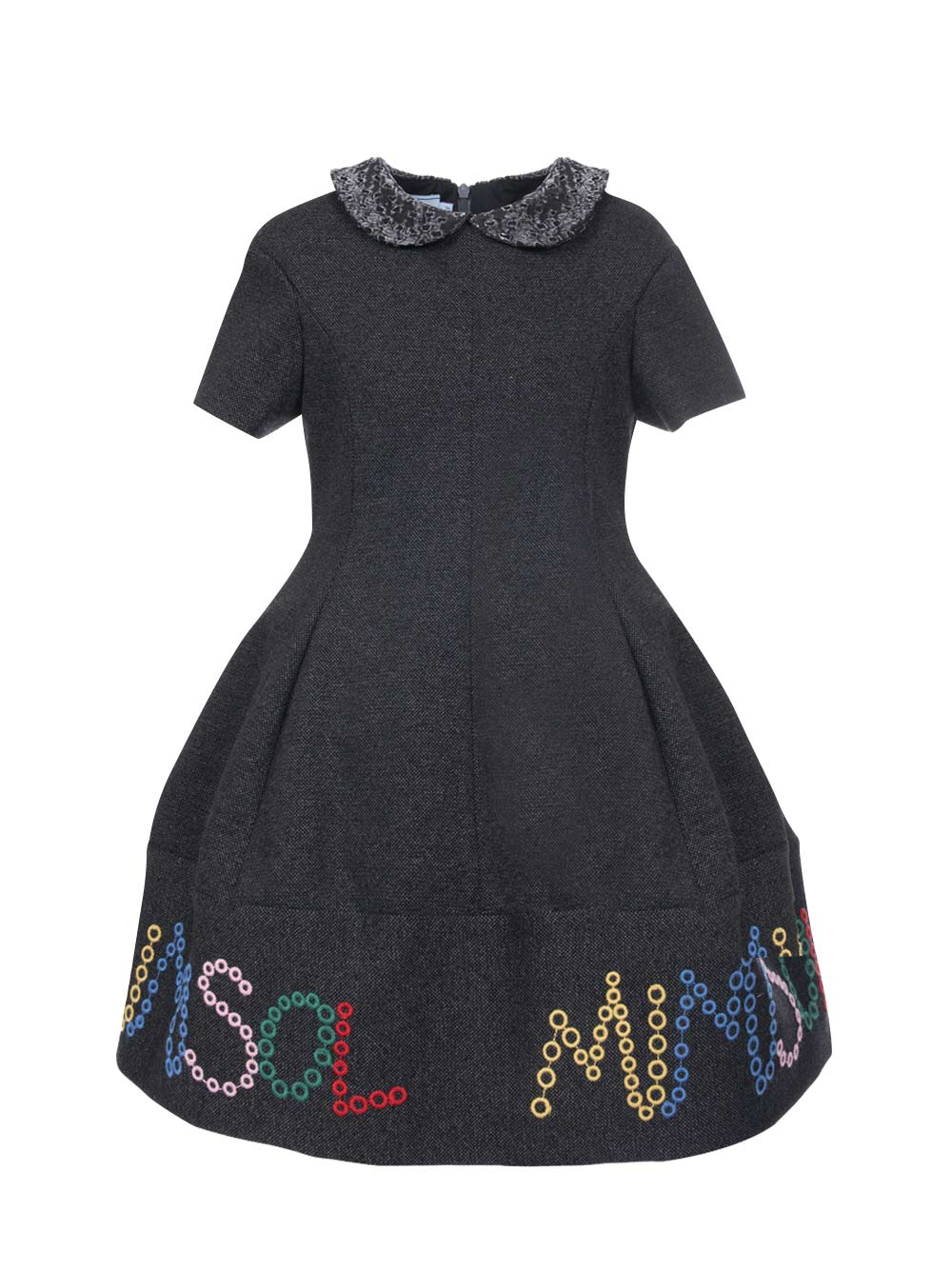 Logo Embroidered Dress