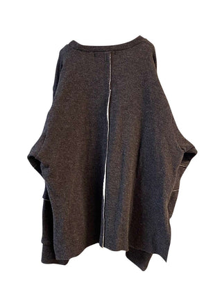 Brown Seam Sweatshirt