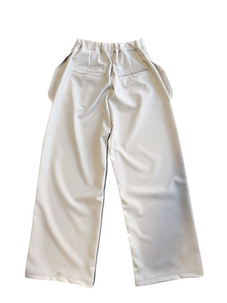 Beige Wide Pants