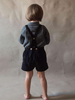 Black Short Dungarees