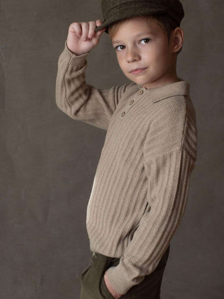 Beige Knitted Top