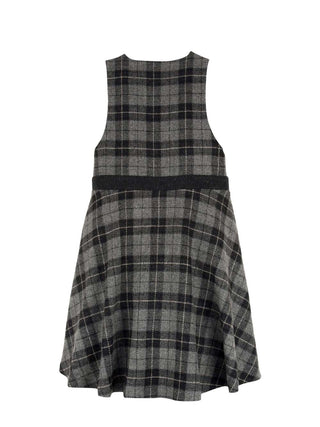 Grey Check Dress