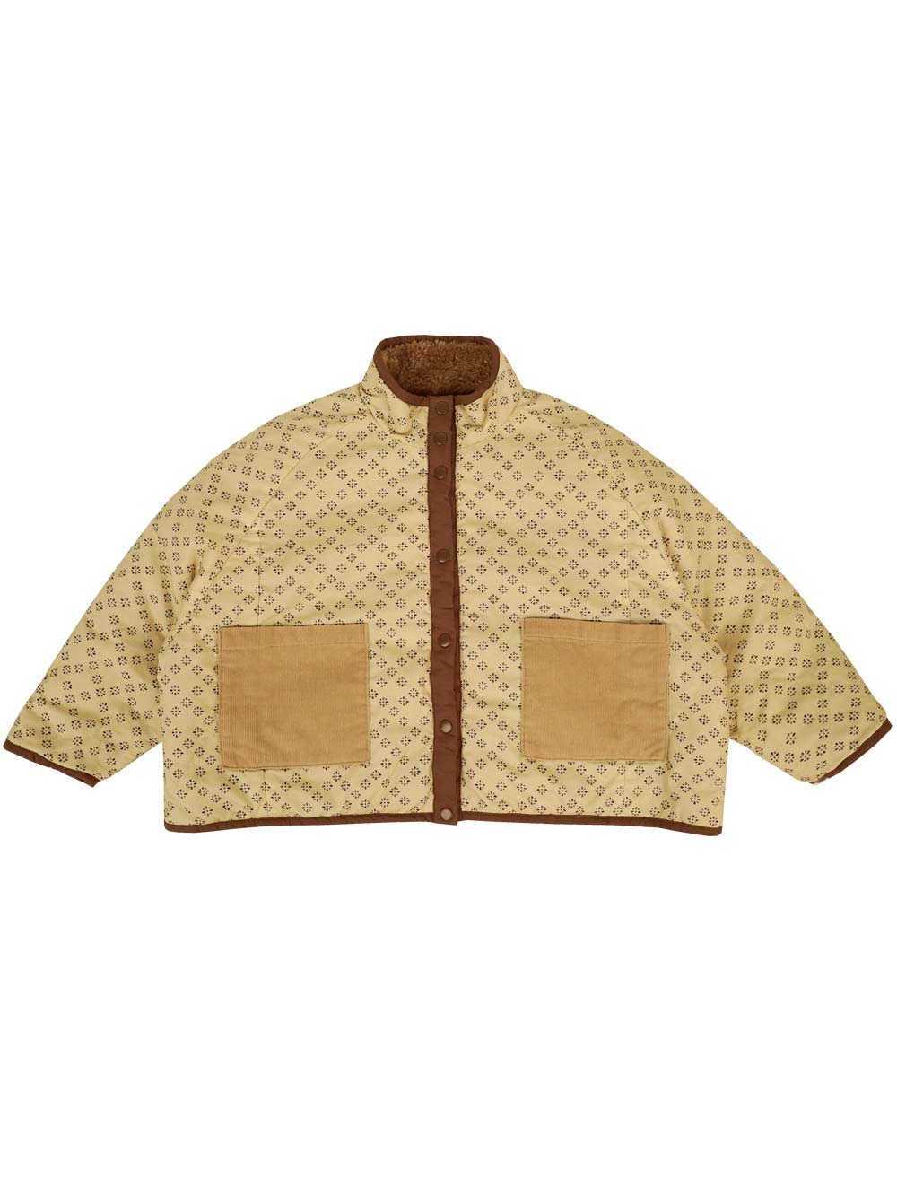 monogram quilted jacket