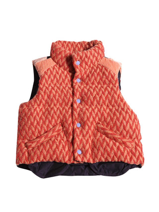 Patchwork Down Filled Vest