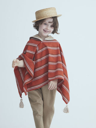 Multi Stripes Poncho