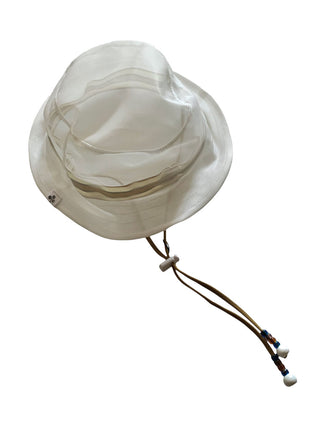 White Short Brim Hat